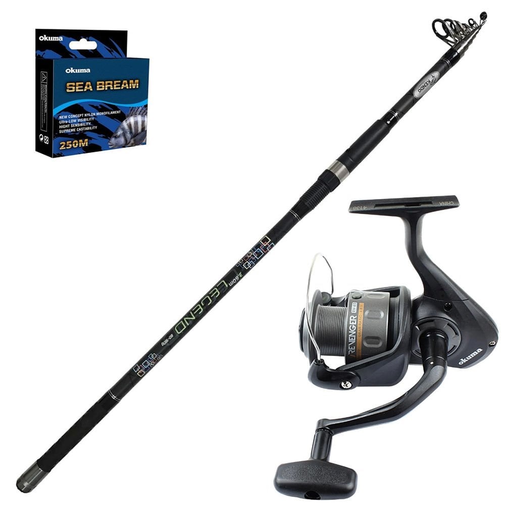 Okuma Revenger 55 - Kendo Legend 390 cm Surf Olta Seti