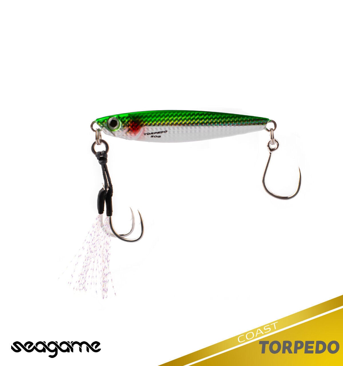 SEAGAME TORPEDO COAST 20G #224 GREEN SILVER HOLO