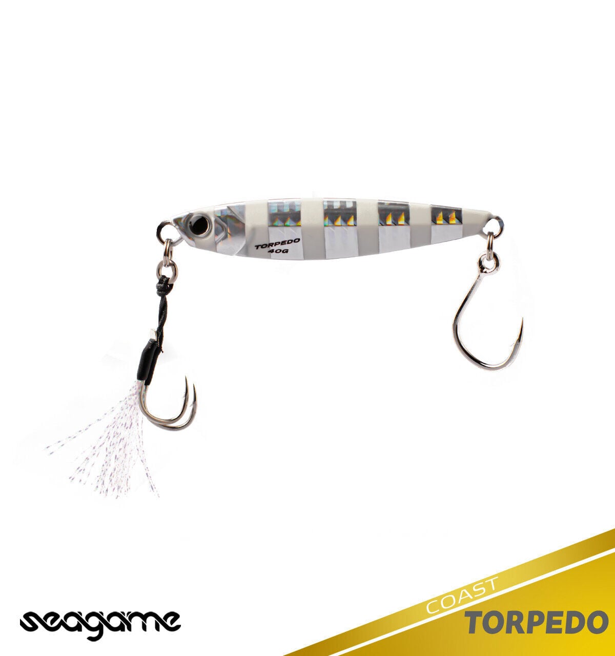 SEAGAME TORPEDO COAST 40G #001 ZEBRA GLOW