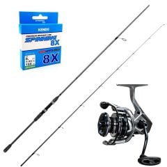 Okuma Wave Up 270cm 10-40gr - Okuma Safyre 4000 Spin Olta Seti