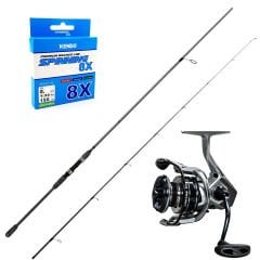 Okuma Wave Up 270cm 10-40gr - Okuma Safyre 4000 Spin Olta Seti