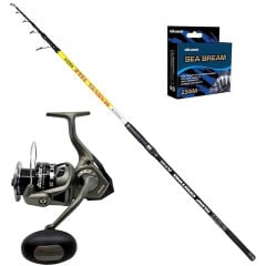 Okuma Acuador 8000 - Ryuji Marvel 420cm Surf Olta Seti