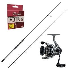 Okuma Wave Up 198cm 0.5-6gr - Okuma Safyre 1000 LRF Olta Seti