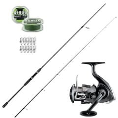 Okuma Wave Up 270cm 10-40gr - Daiwa Crossfire 3000 Spin Olta Seti