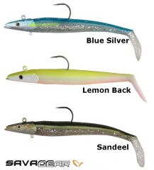 Savage gear Sandeel 18 cm 100 gr 2+1 Adet Sahte Balık