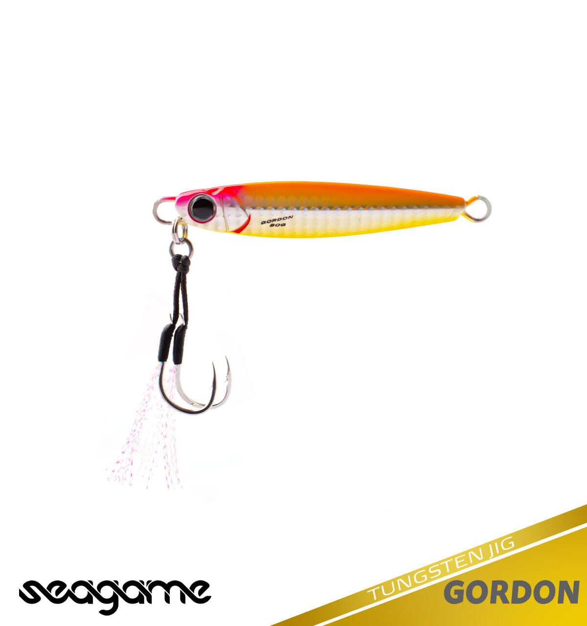 SEAGAME GORDON TG JIG 120G #204 ORANGE G. S. PINKHEAD