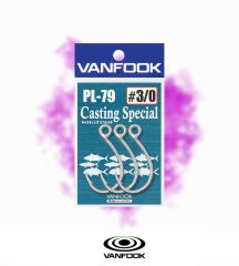 VANFOOK PL-79 CASTING SPECIAL SILVER 5P #3/0