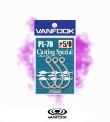 VANFOOK PL-79 CASTING SPECIAL SILVER 4P #5/0