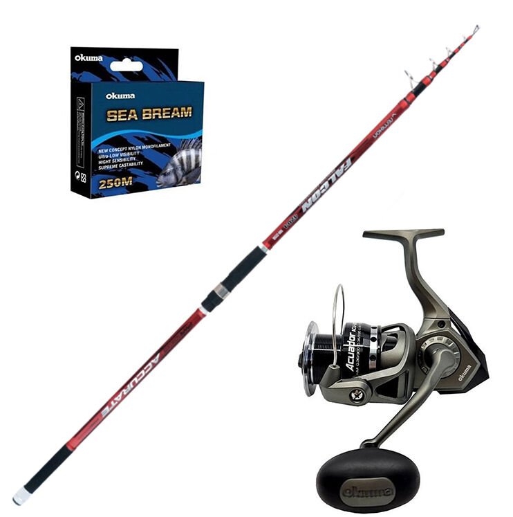 Okuma Acuador 8000 - Remixon Falcon 420cm Surf Olta Seti