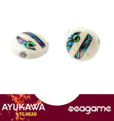 SEAGAME AYUKAWA TG HEAD 60G #902 WHITE ZEBRA ABLN