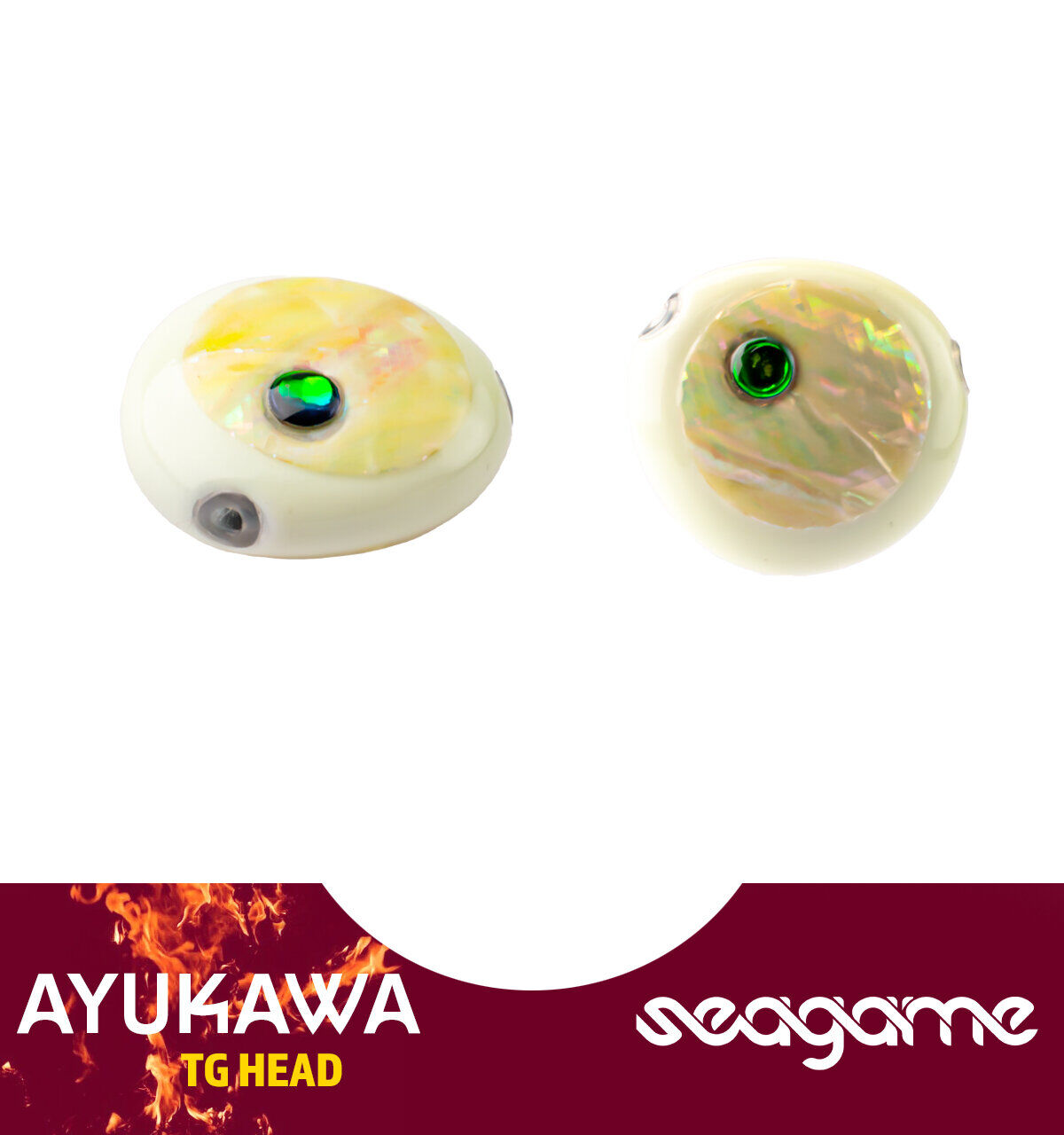 SEAGAME AYUKAWA TG HEAD 80G #901 PEARL ABALONE