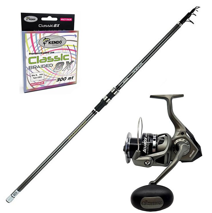 Okuma Acuador 6000 - Okuma Revenger 420cm Surf Olta Seti