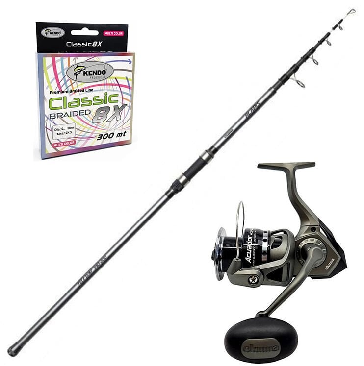 Okuma Acuador 8000 - Okuma Alaris 420cm Surf Olta Seti