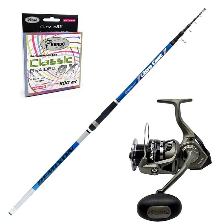 Okuma Acuador 8000 - Remixon UltraCast 420cm Surf Olta Seti