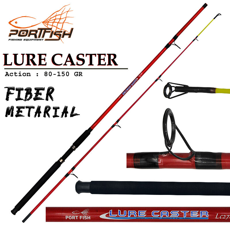 Portfish Lure CasterFiber Olta Kamışı 2 Parça 80-150 gr