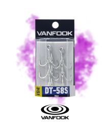 VANFOOK DT-58S TREBLE MH SILVER 8P #8