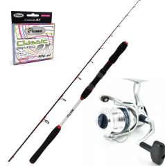 Okuma Aria 8000 - Fujin Deepking 180cm Tekne Olta Seti