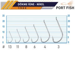 Portfish  1523 Dökme İğne 2000 Li Paket