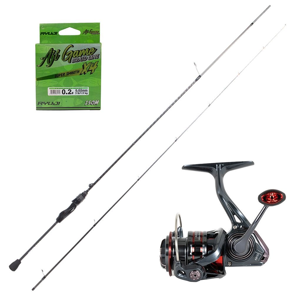 Ryuji Aji Game 198cm 0.5-5gr - Ryuji Ajigo 500 Lrf Olta Seti