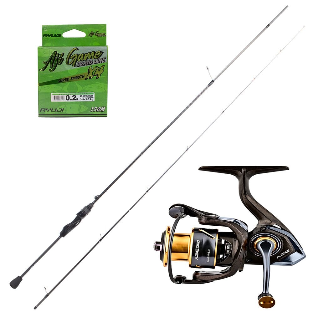 Ryuji Aji Game 198cm 0.5-5gr - Fujin Aji game 1500 Lrf Olta Seti