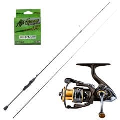 Ryuji Aji Game 198cm 0.5-5gr - Fujin Aji game 1500 Lrf Olta Seti