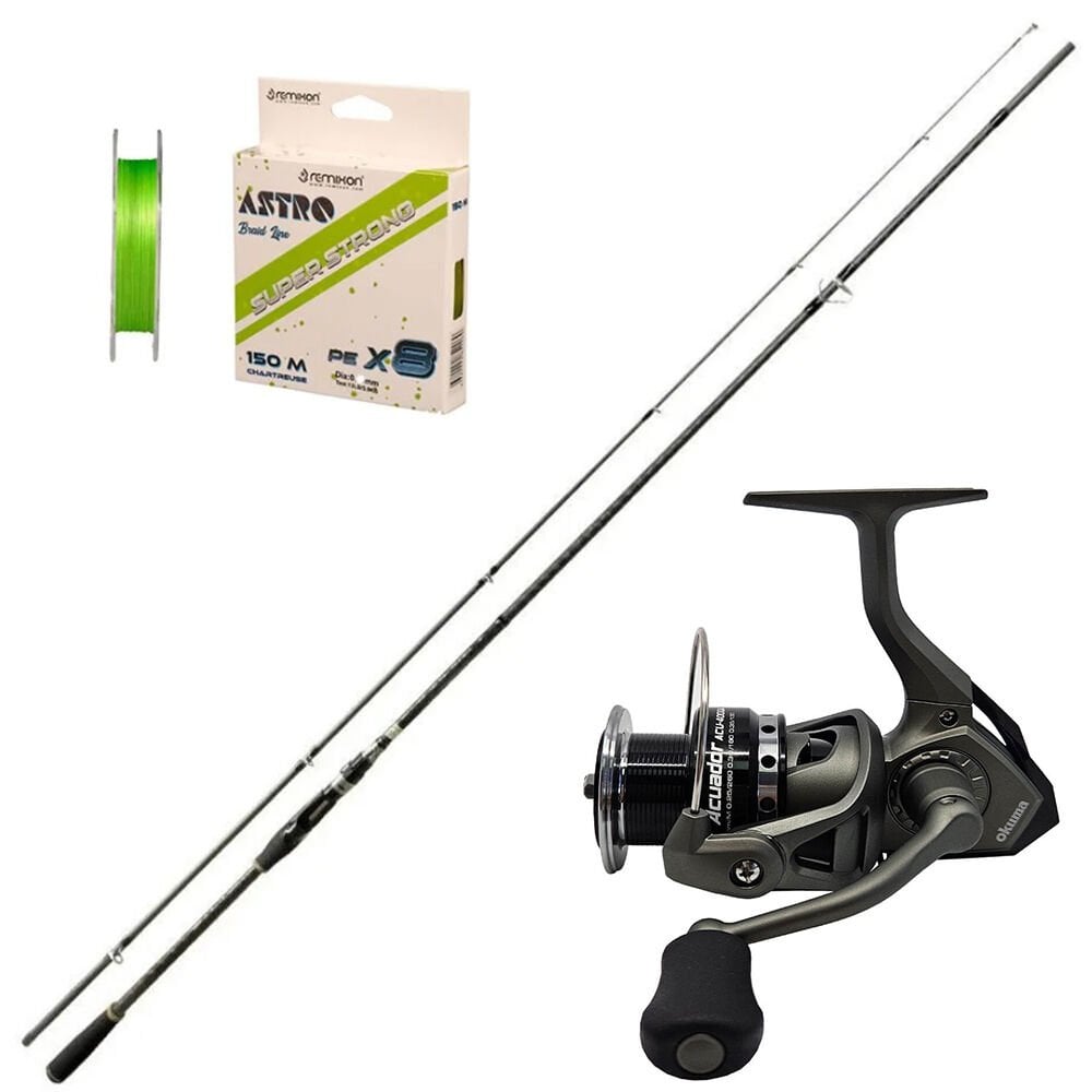 Okuma Acuador 3000 - Fujin New Crow 270cm 5-30gr Spin Olta Seti