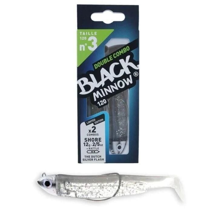 Fiiish BM120/3 BM3025 Double Combo Shore + Rattle 12gr Dutch Silver Flash Silikon Yem