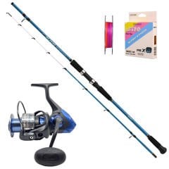 Okuma Safina 8000 SW - Shimano Alivio Boat 150cm Tekne Olta Seti