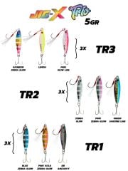 Fujin Jig-X Trio 3lü Micro Jig 5gr