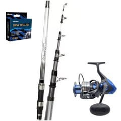 Okuma Safina 8000 SW  - Okuma Wave Power 420 cm Surf Olta Seti