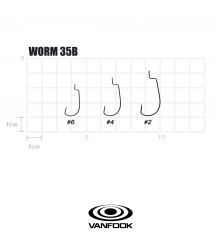 VANFOOK WORM-35B FLAT NS BLACK 9P #4