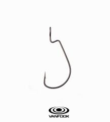 VANFOOK WORM-48F LARGE EYE FS BK 7P #4