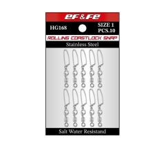Effe Fırdöndü Rolling Swivel Coastlock Snap
