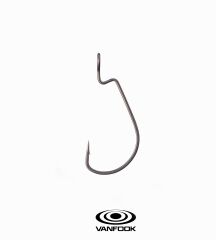VANFOOK WORM-48F LARGE EYE FS BK 6P #1