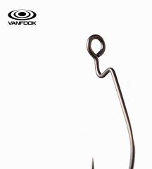 VANFOOK WORM-48F LARGE EYE FS BK 6P #1