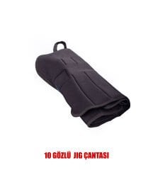 JIG ÇANTASI 10 GÖZ 42x33 CM SİYAH