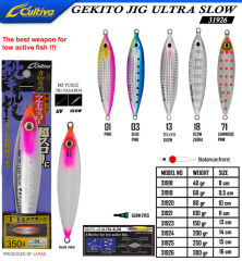 Cultiva 31926 Gekito Jig Ultra Slow 350g 16cm