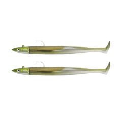 Fiiish Crazy Paddle Tail CPT120 CPT1442 x2 Combo 15gr Khaki Silikon Yem
