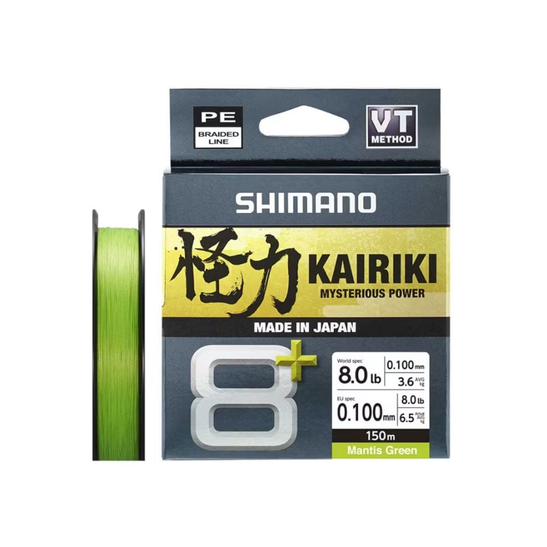Shimano Kairiki 8+ 150 Mt Mantis Green İp Misina