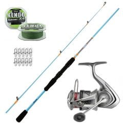 Daiwa Crossfire 1000 - Okuma Fuel 213cm 0-8 gr Lrf Olta Seti
