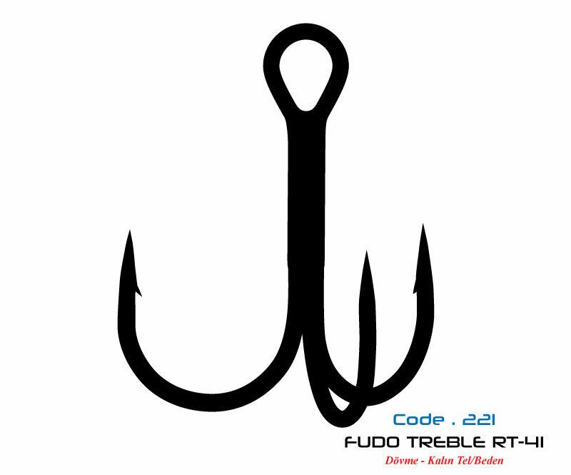 2218 FUDO TREBLE RT-41 #2 GALVANİZ 4P