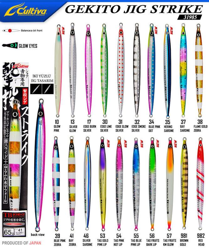 Cultiva 31985 GEKITO JIG STRIKE 14cm 65 gr