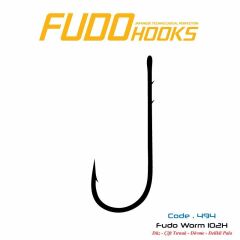 4941 FUDO WORM 102H #3/0 BLACK NIKEL 6P