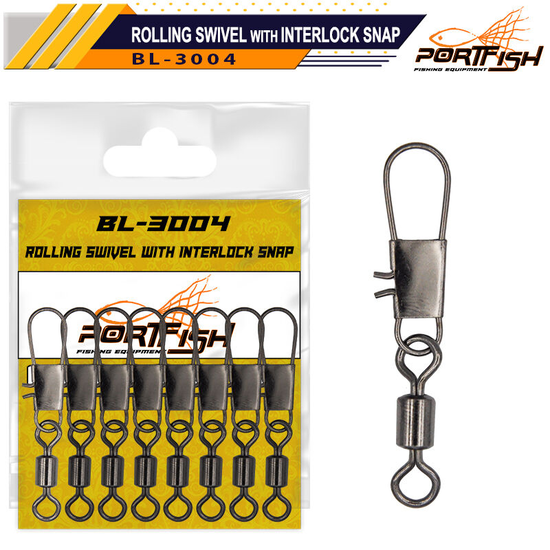 Portfish BL-3004  Bilyalı Fırdöndülü Klips