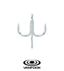 VANFOOK CT-80 TREBLE EXH SILVER 4P #5/0
