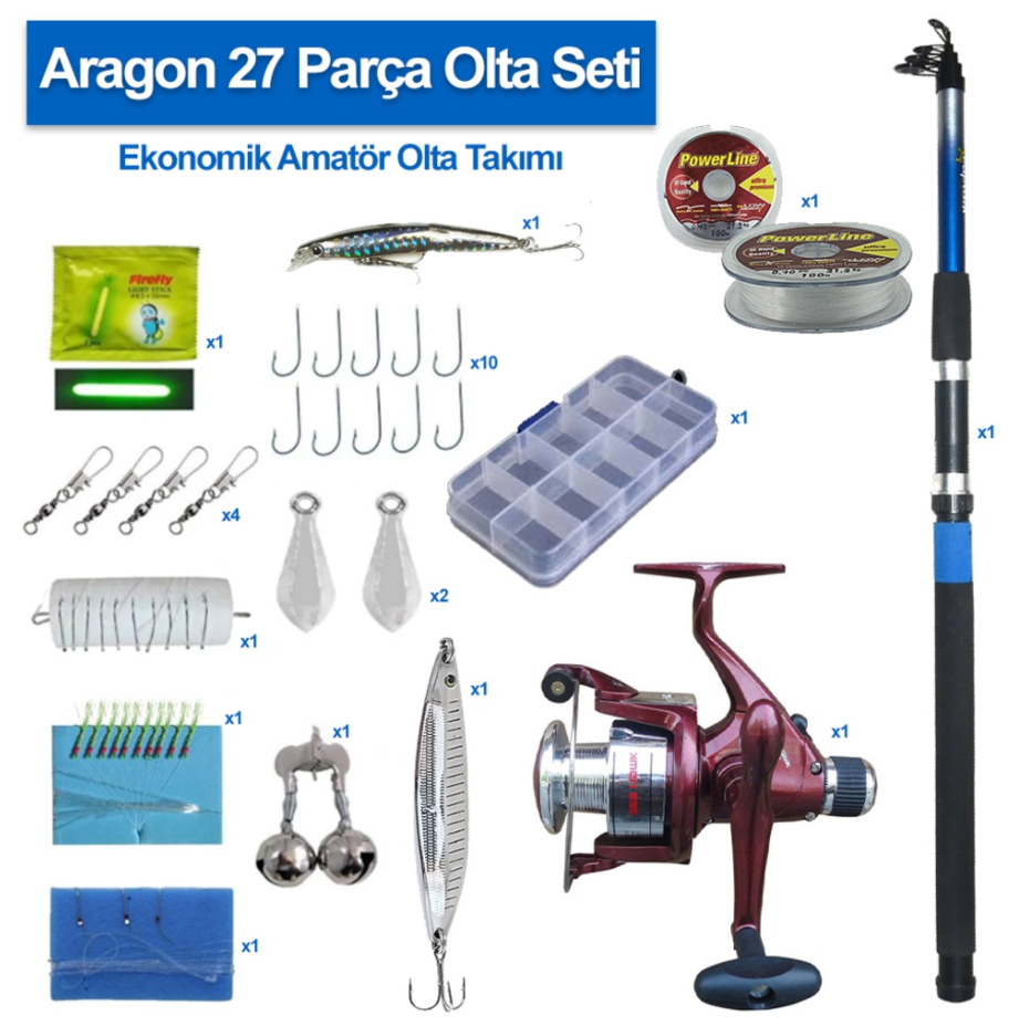 Aragon 27 Parça Olta Takımı Seti
