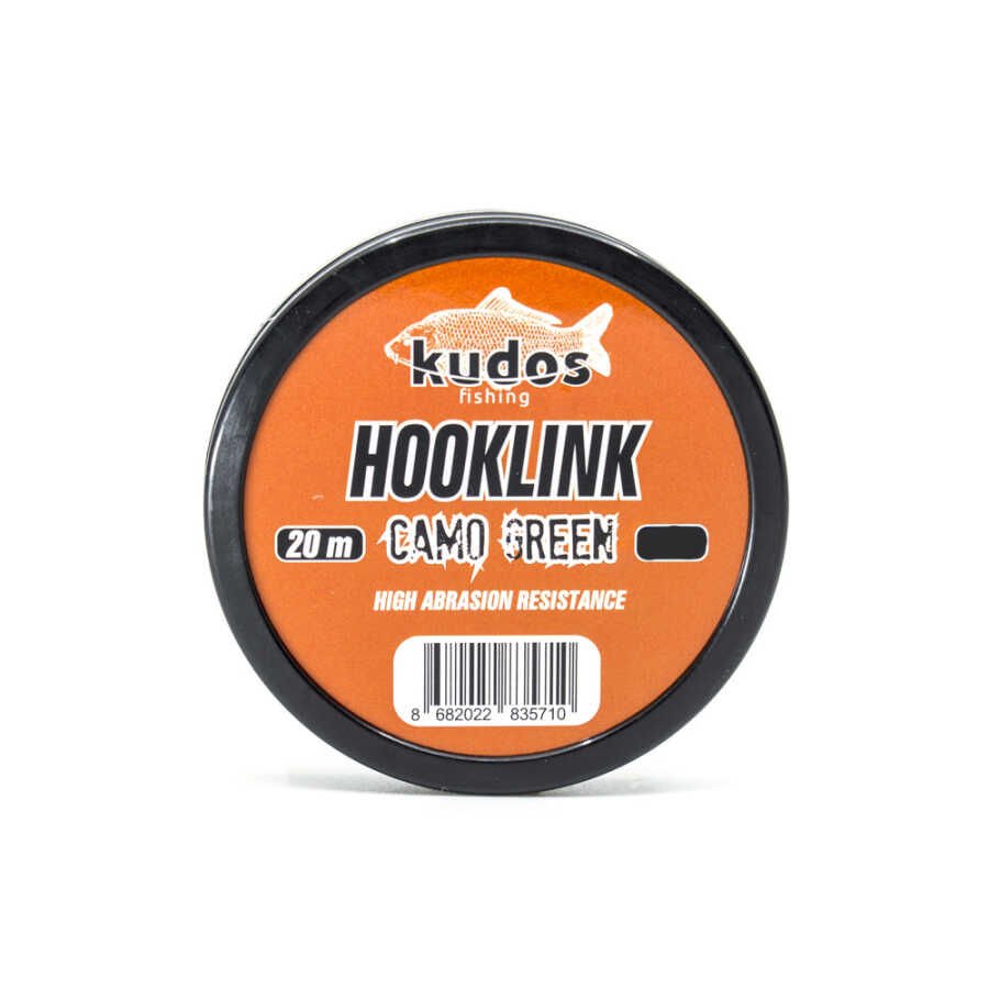 Kudos Hooklink Camo Green 20m 25 Lb.
