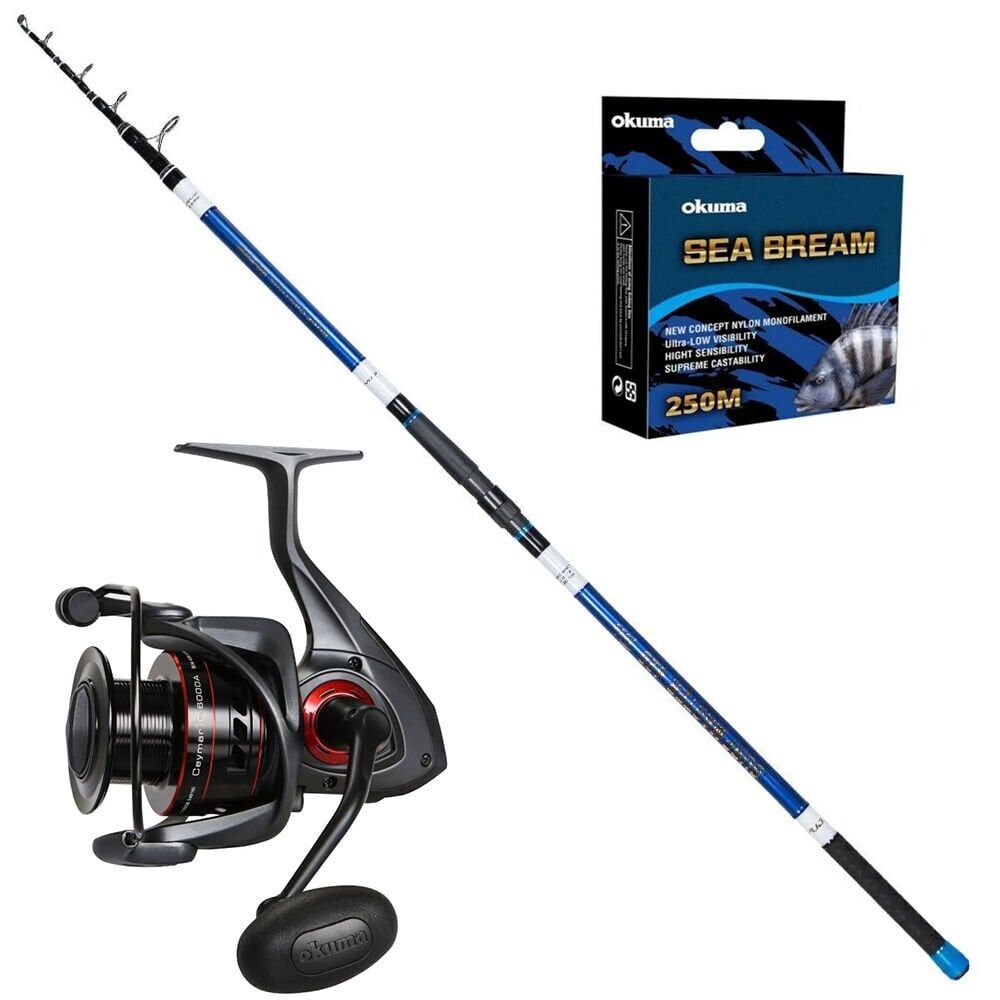 Okuma Ceymar 8000 - Ryuji Surf Master 420cm 100-250gr Surf Olta Seti