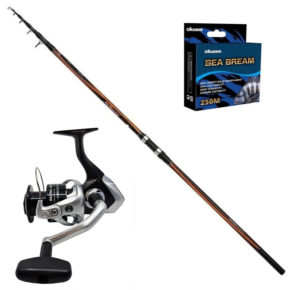 Shimano Sonora 420cm - Okuma Safina SN-8000 Surf Olta Seti