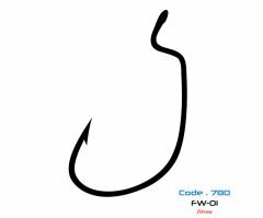 7801 FW-01 #3/0 BLACK NIKEL 5P